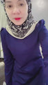 Kuntum Kurung Moden Plain | Teal Blue